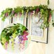 thumbnail image 4 of Guirnalda de flores artificiales de glicina de seda, enredadera artificial de ratán, flores de seda para el hogar, jardín, ceremonia al aire libre, arco de boda, decoración floral, 4 of 6