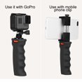 thumbnail image 5 of Mango Estabilizador De Cámara 1/4 Tornillo Empuñadura De Mano Accesorios De Fotografía Para Videocámara Dslr Sin Espejo Gopro Hero Vogacara EL008705-00, 5 of 5
