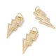 thumbnail image 1 of 1Pcs Lightning Charms Brass Micro Pave Clear Cubic Zirconia Pendants with Jump Ring Real 18K Gold Plated for Women DIY Necklace Bracelet Earring Jewelry Craft Making 24.5x10x2mm Hole: 4.2mm, 1 of 3