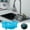 Sky Blue-As Shows, variant on Plastic Single-Layer Dish Drainer Basket, Kitchen Storage Rack for Bowls, Plates, and Utensils, Sink Organizer for Kitchen, Space-Saving Storage for Plates, Cups, and Chopsticks