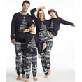 thumbnail image 3 of Sinhoon Christmas Family Matching Pants Set Xmas Snowflake Two Piece Cute Print Long Sleeve Top and Pants Set, 3 of 7
