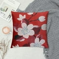 thumbnail image 2 of HENGT  Throw Pillow Covers Japanese Tree Eastern Nature Home Flowers Cherry Blossom Beige Cream Decorative Pillow Cases Home Decor Square Pillowcases, 2 of 5