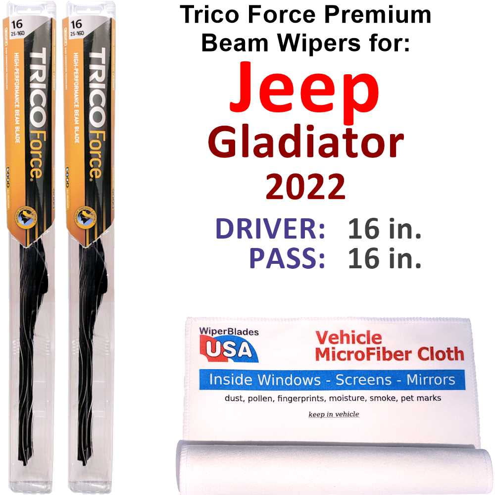 2022 Jeep Gladiator Performance Beam Wipers (Set of 2)