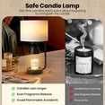 thumbnail image 5 of HadinEEon Candle Warmer Lamp, Fragrance Lamp with Timer and Dimmer, Electric Candle Warmer Lamp, Table Candle Warmer for Home, Bedroom Decoration Gifts, 5 of 8