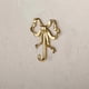 thumbnail image 1 of 2PCS Decorative Bow Hanger Towel Hook Bow Shaped Hat Hooks Brass Bow Shaped Hat Hooks Hanging Towel Hook,Small, 1 of 5