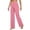 Pink, variant on Slacks for Women Spring Summer Elastic High Waist Straight Leg Loose Fit Business Casual Work Pants with Pockets