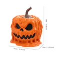 thumbnail image 3 of Pumpkin Candy Bowl For Halloween With Head Design For Table And 18x18x14cm, 3 of 9