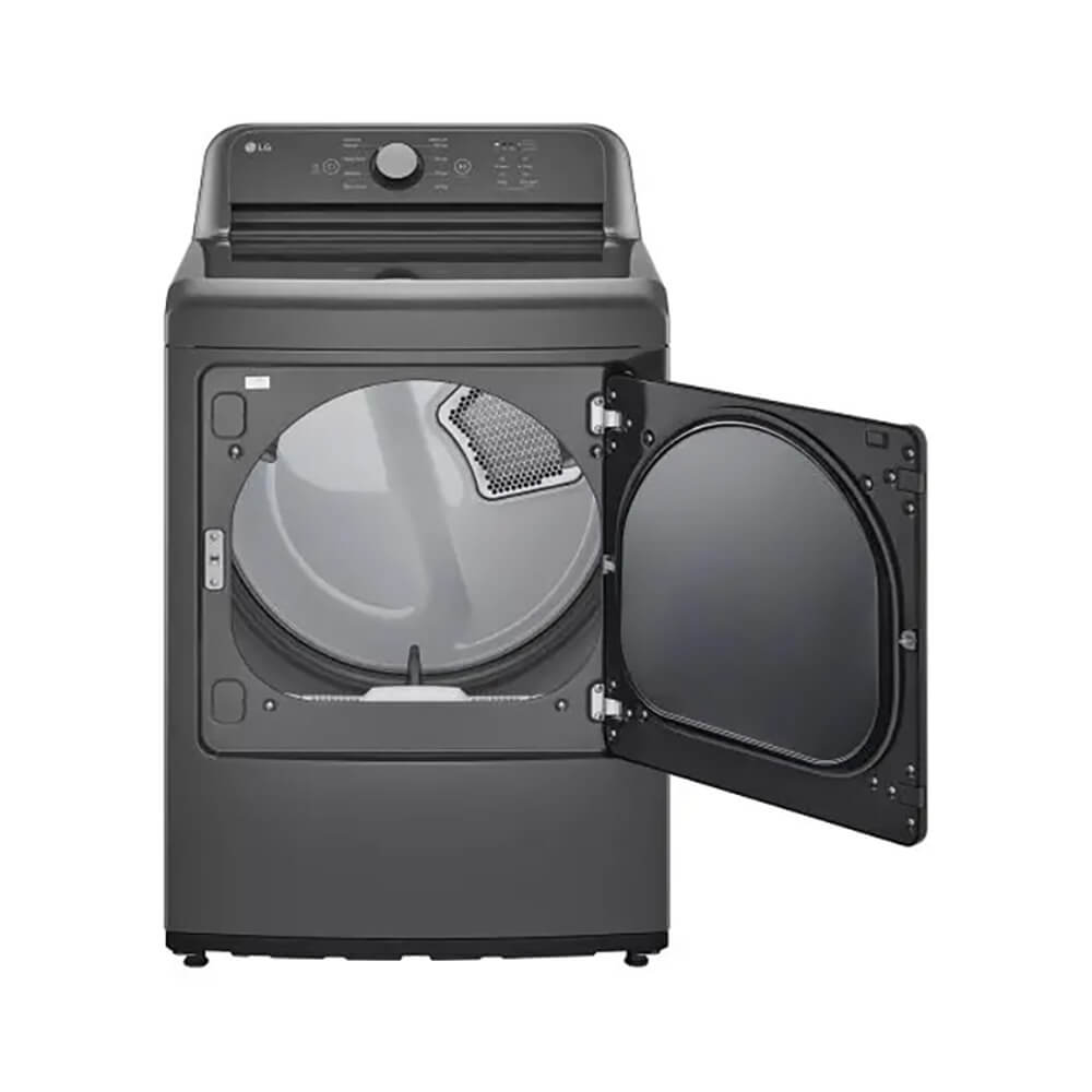 LG DLE6100M 7.3 Cu. Ft. Monochrome Gray Front Load Smart Electric Dryer