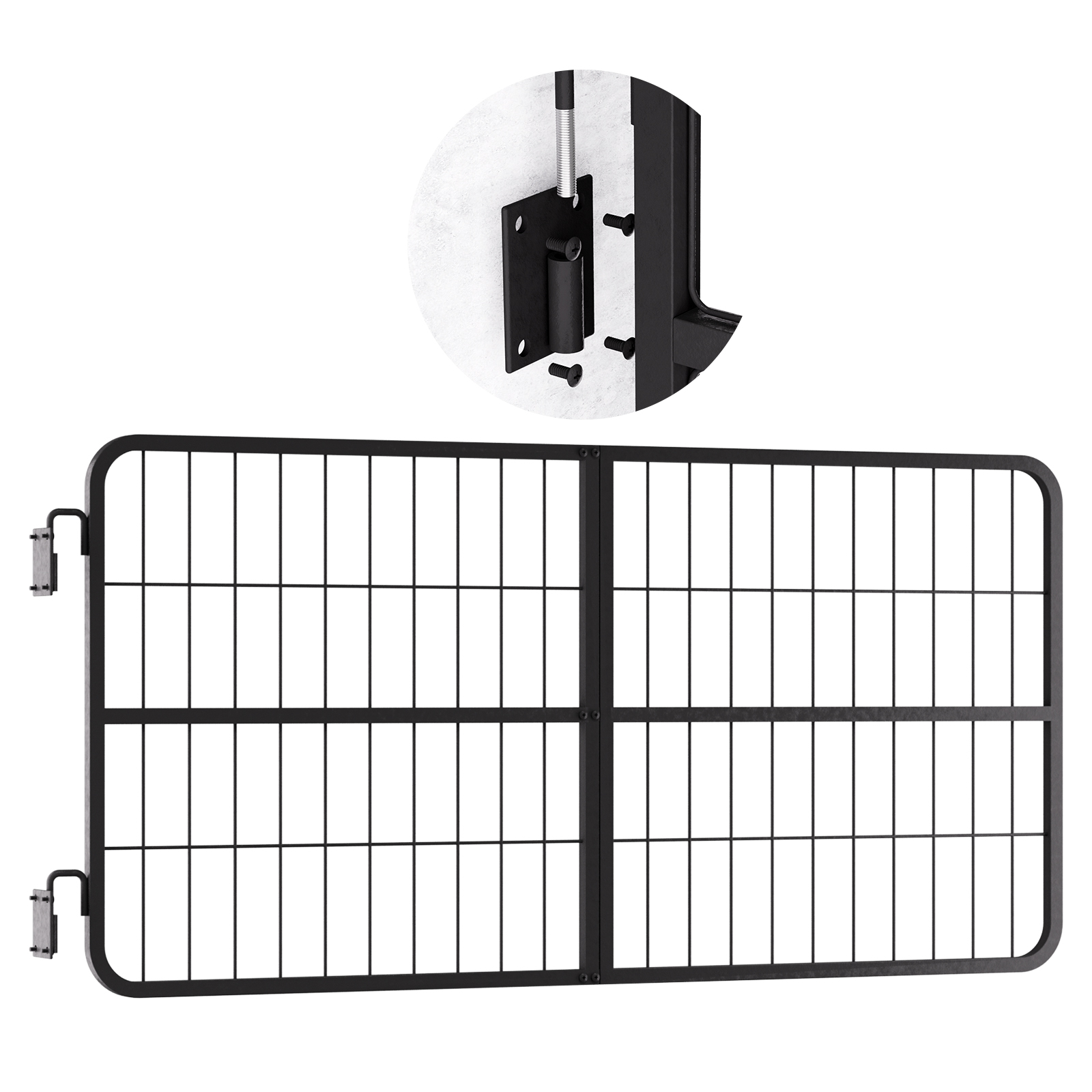 48'' x 24'' Horse Stall Gate,Heavy Duty Horse Barn Door Guard, Easy Install Horse Stall,Premium Stall Guards for Horses & Horse Barns
