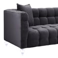 thumbnail image 2 of Bea Grey Velvet Sofa, 2 of 2