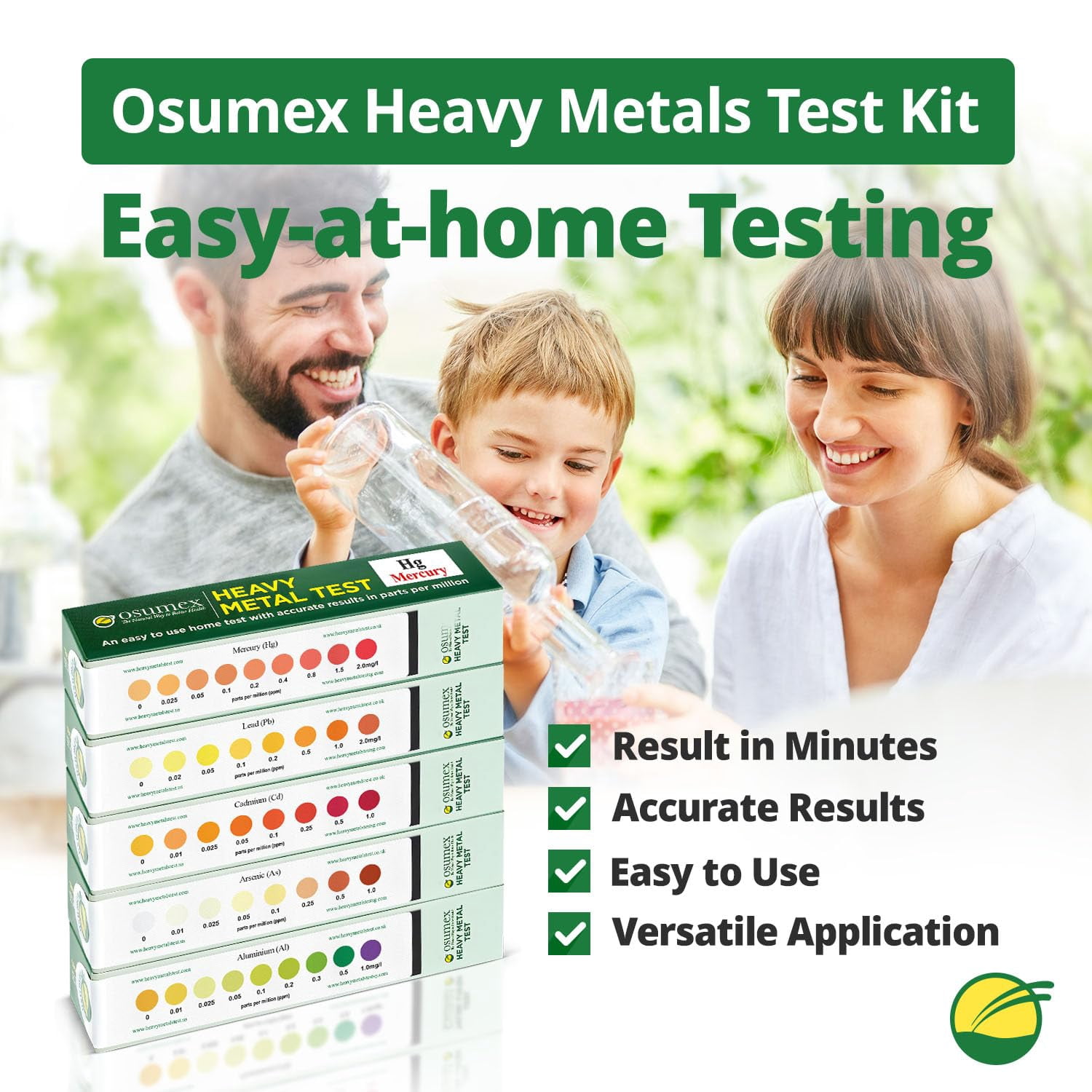 Heavy Metal Test Kit Cobalt Regular Kit 1 Pack - Water Tester for Drinking Water, Food, Urine, & Other Materials, Heavy Metals Test Kits for Humans, at Home Testing Kits, Home Testers for Metals