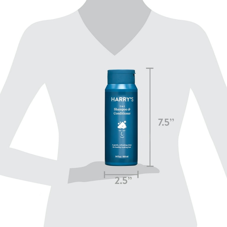 Harry's Men's 2-in-1 Shampoo and Conditioner, 14 fl oz - Walmart.com