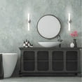 thumbnail image 5 of WAC Lighting Turbo 24" LED 3500K Aluminum Bathroom Vanity & Wall Light in Nickel, 5 of 6
