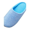 thumbnail image 3 of Topumt Men's and Women's Slippers Comfort Cotton-blend Closed Toe House Shoes Indoor & Outdoor, 3 of 5