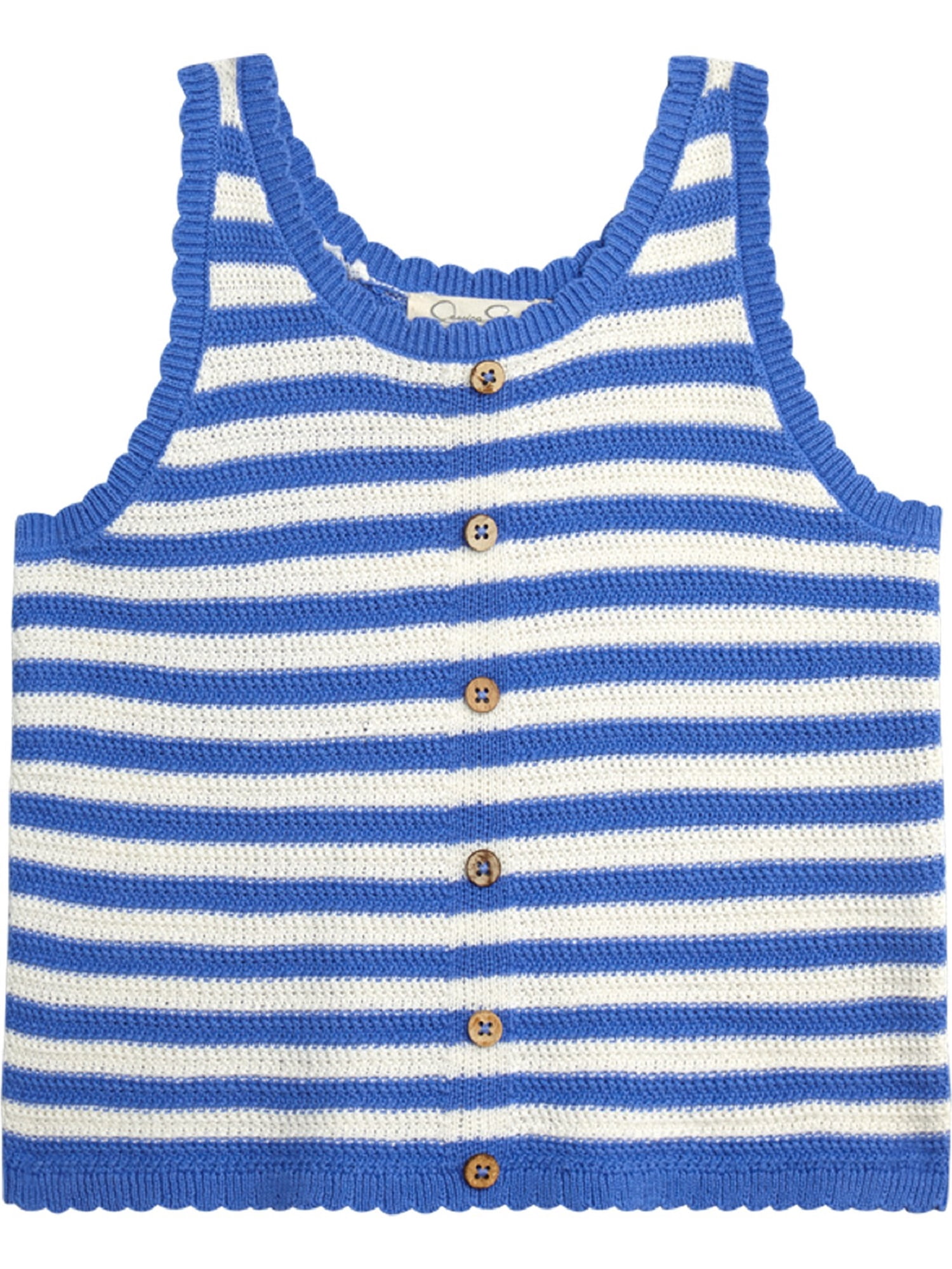 Jessica Simpson Girls' Cotton Crochet Tank Top and Skirt Set, 2-Piece, Sizes 4-12