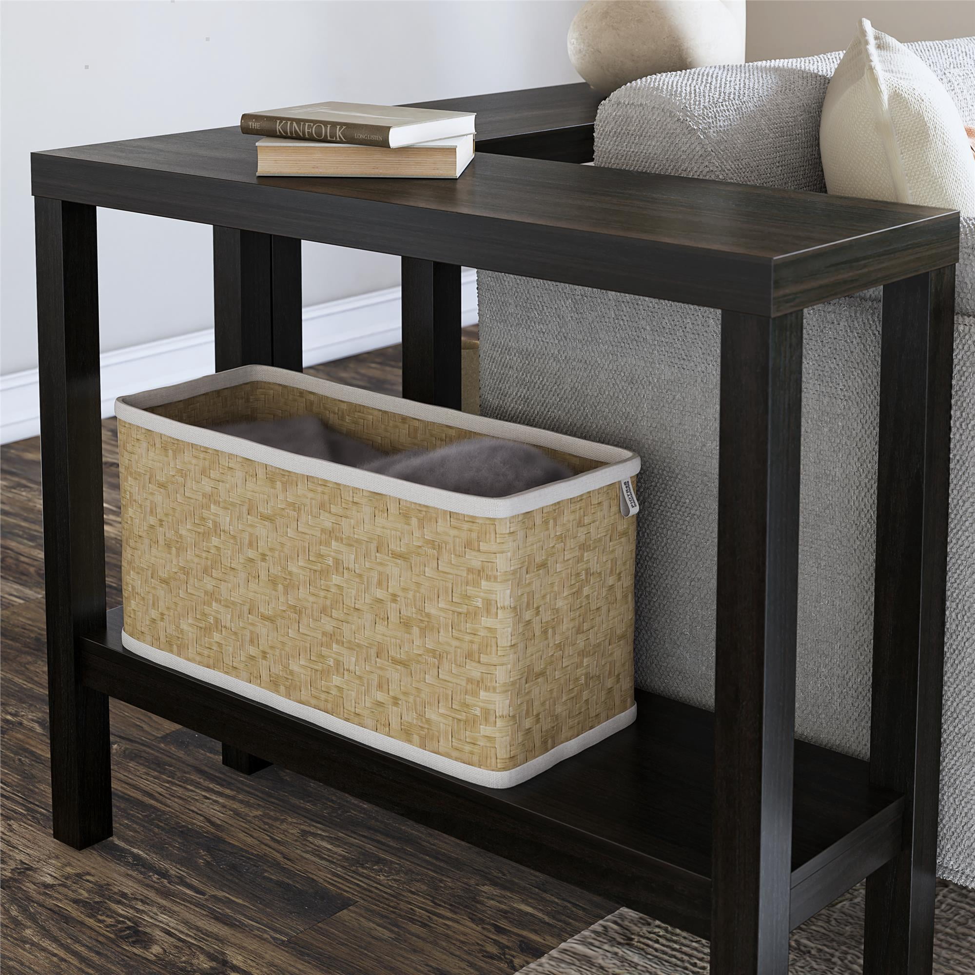 Ameriwood Home Glyndon Wrap-Around Sofa Accent Tables Bundle - Set of Two, Espresso