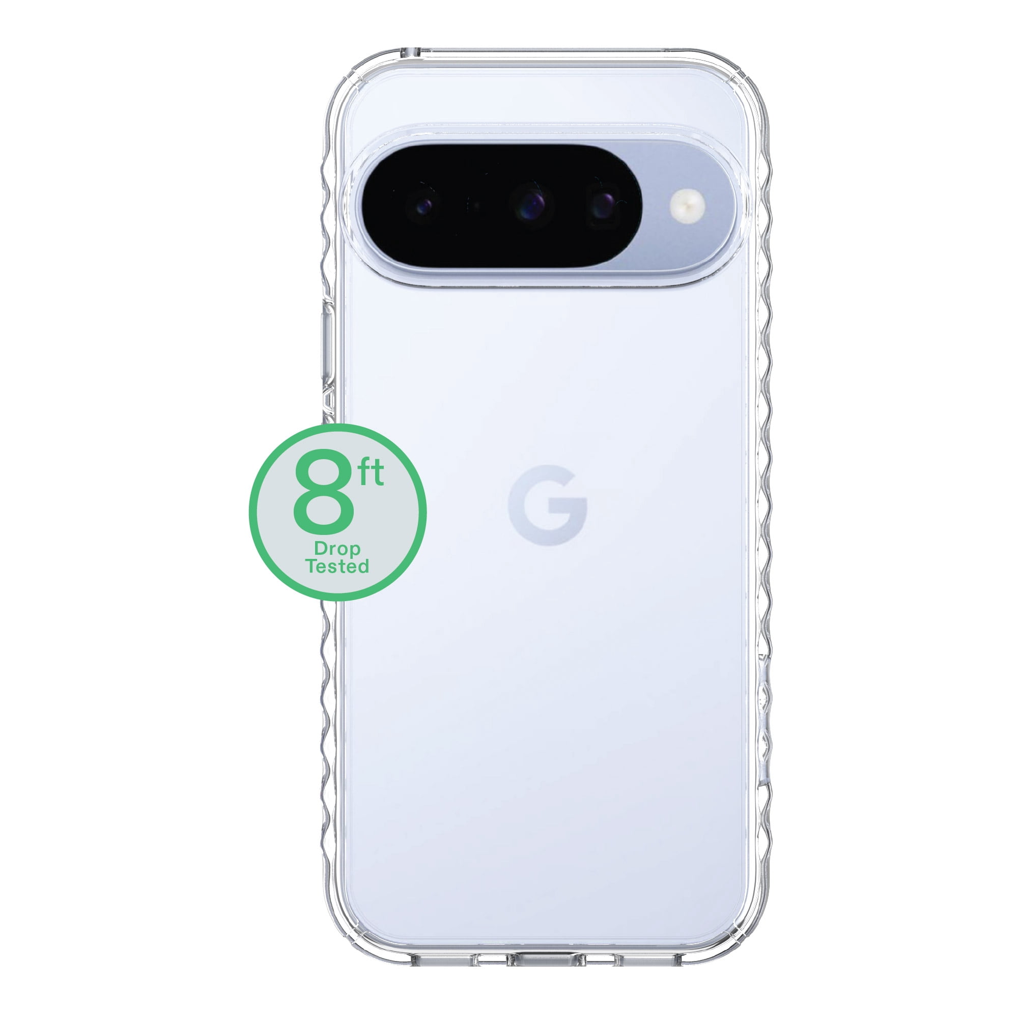 onn Protective Gel Phone Case for Google Pixel 10 - Clear