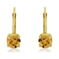 thumbnail image 3 of 14k Gold 5mm Leverback Earrings, 3 of 3