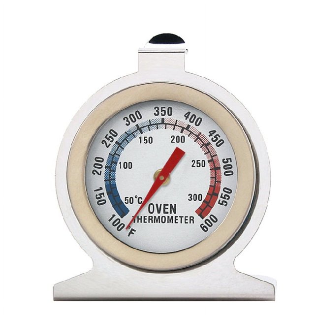 Termómetros de horno, termómetro de horno de acero inoxidable de lectura instantánea para horno eléctrico, barbacoa, horneado, esfera grande, parrilla, monitoreo de cocina del chef brillar Electrónica