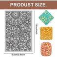 thumbnail image 2 of Polymer Clay Texture Sheets Mandala Lotus Rubber Polymer Clay Texture Clay Texture Mats Tool for DIY Jewelry Making Craftwork and Printing Patterns diy making, 2 of 9