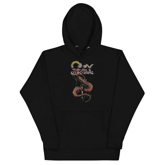 Ozzy Osbourne Snake Bite Classic Unisex Hoodie - Black - Small