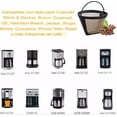 thumbnail image 4 of Filtros De Cafe Reutilizables De Forma Cónica 6 A 12 Tazas Con Paquete De 2pz, 4 of 9