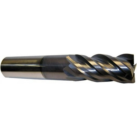 

Accupro 1/2 2 LOC 1/2 Shank Diam 4 OAL 4 Flute Solid Carbide Square End Mill Single End AlTiN Finish Spiral Flute 40° Helix Centercutting Right Hand Cut Right Hand Flute