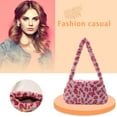 thumbnail image 4 of Vintage Female Shoulder Underarm Bag Animal Pattern Plush Portable Mini Purses, 4 of 9