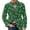 Green, variant on Men's Printed Corduroy Blazer Jacket, Casual Suit Style Cardigan with Warm Pockets, Lightweight Fall Outerwear for Business Casual Looks,Dark Green,M