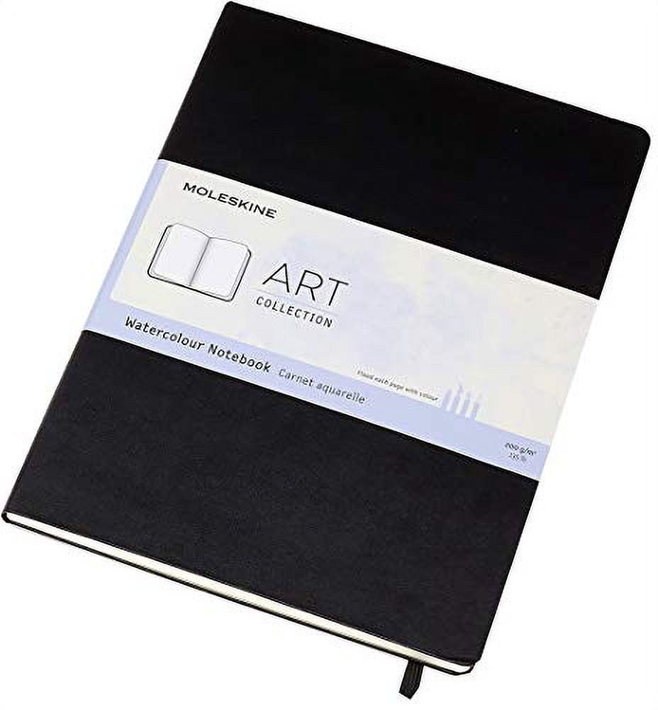 Moleskine Art Watercolour Notebook, A4, Black, Hard Cover (8.25 x 11.75) (Books)