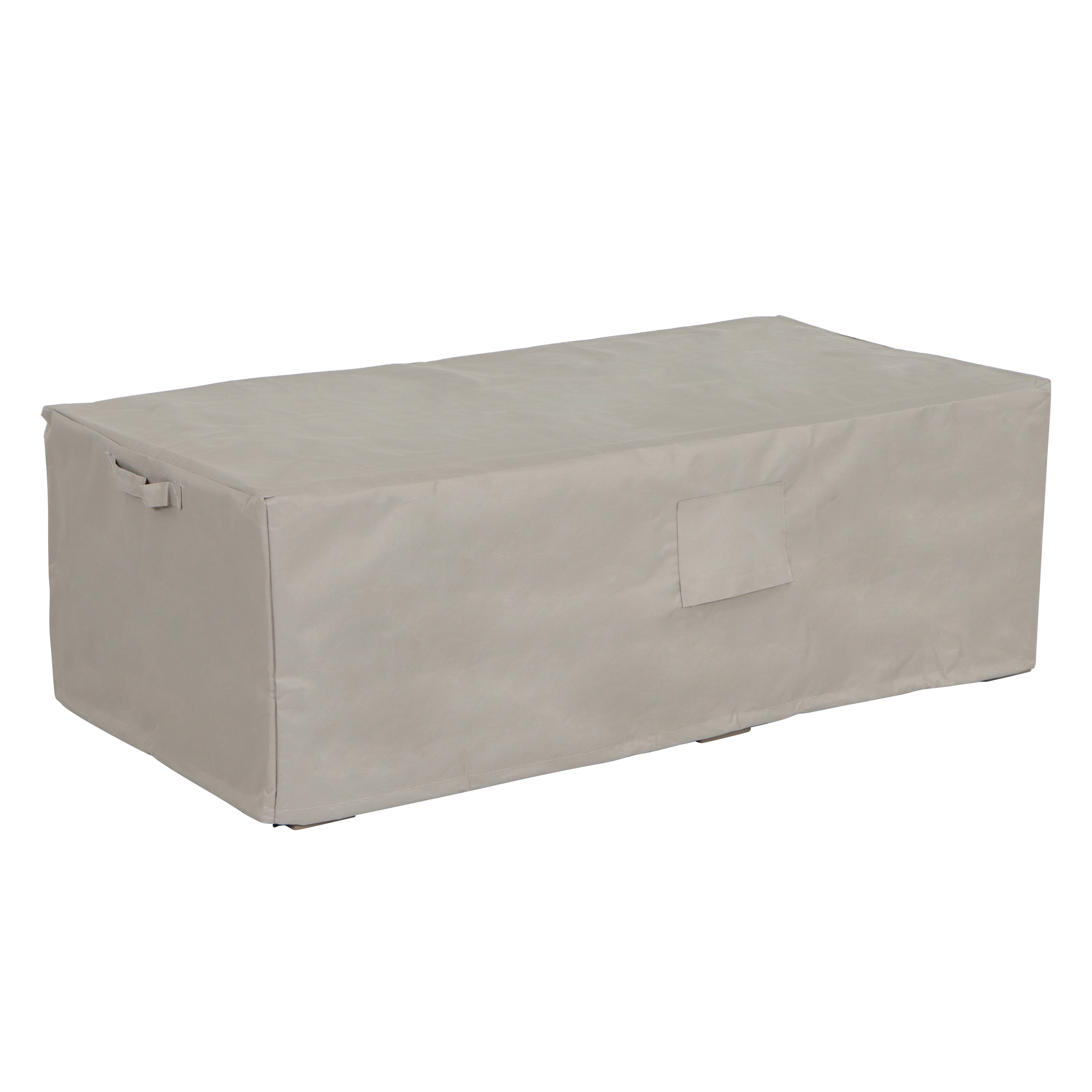 Better Homes & Gardens Bellamy Outdoor 2pk Ottomans, Gray Wicker/Gray Cushion