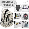 thumbnail image 3 of Yuyamidu Western Cowboy Print 17-Inch Kids Backpack Set, 4Pcs with Lunch Bag Pencil Case Water Bottle Sleeve for Teens Girls Boys Daily Use Travel, 3 of 7