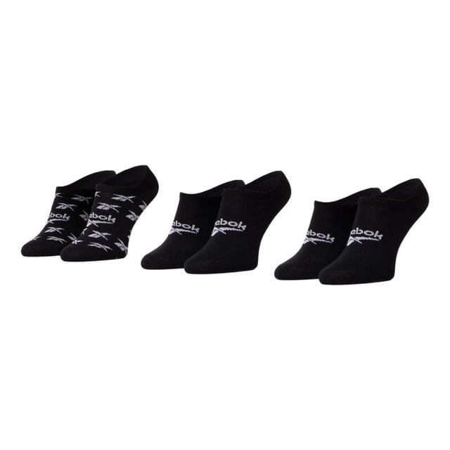 Calcetas Reebok Unisex Casual Deportivos 3 Pack Low Cut negro XL