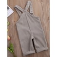thumbnail image 2 of Baby Boy Girl Corduroy Overalls Suspender Bib Pants One-Piece Strap Jumpsuit, 2 of 6