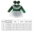 thumbnail image 7 of IDOPIP Toddler Baby Girls Velvet Tutu Dress Kids Xmas Ruffle Tulle Princess Dress Fall Winter Clothes, 7 of 7