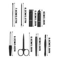 thumbnail image 3 of ONLYEOR Nail Clippers Set Fingernail and Toenail Clipper Cutters for Men and Women, Nail Clippers and Beauty Tool Portable Set Manicure Set 8 in 1, for Home, Gift Giving, Salon (F), 3 of 8