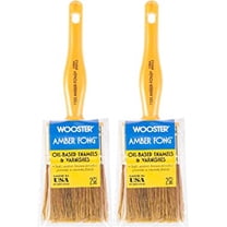 Wooster Genuine 2" Amber Fong Paintbrush 2-Pack, 1123-2-2PK