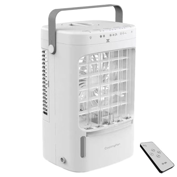 USB aire acondicionado ventilador 3 velocidades 8H temporizador Control remoto para oficina y Camping