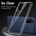 thumbnail image 3 of for Samsung Galaxy S20 FE 5G Case, Hard Plastic Back & Soft TPU Frame Thin Crystal Clear Designed Non-Slip Shockproof Protective Phone Cover, 6.5 inch, 3 of 7