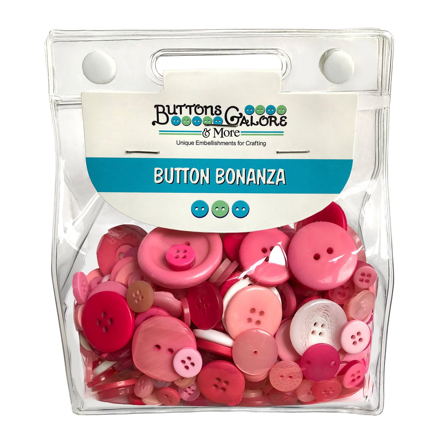Buttons Galore Button Bonanza 8oz, Bubblegum