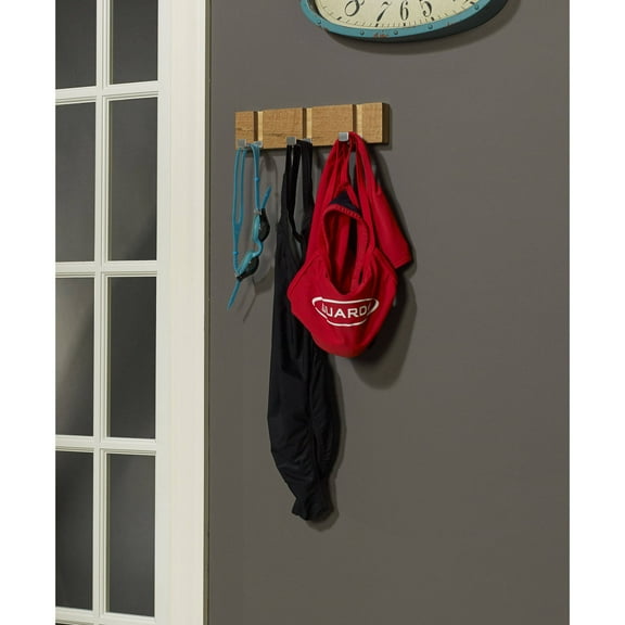 Wallscapes Coat Hideaway Square Hanger Beech 3 Hooks