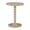 Natural, variant on Round Natural Wood Turned Spindle Pedestal Side Accent Table
