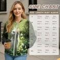 thumbnail image 7 of DISNIMO St. Patrick's Day Sweatshirts for Women Cat Flower Printed Jackets Long Sleeve Outerwear Jacket Zip Up Sweatshirts with Pockets, 3XL, 7 of 7