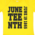 thumbnail image 4 of Inktastic Juneteenth June 19, 1865 Boys or Girls Baby Bodysuit, 4 of 5