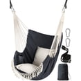 thumbnail image 1 of Silla Hamaca Colgante Chihee con 2 Almohadas Gris Oscuro, 1 of 6