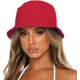 thumbnail image 1 of Bucket Hat for Women Men, Reversible Cotton Summer Sun Beach Cap Solid Color Style, 1 of 5
