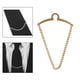 thumbnail image 4 of Collar de acero inoxidable para hombre, cadena de eslabones gruesos, broche de lazo elegante, 4 of 9