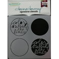thumbnail image 2 of Donna Downey Signature Stencils 8.5"X8.5"-Outside The Lines, 2 of 2