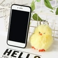 thumbnail image 3 of Naierhg Chick Plush Doll Pendant Car Keychain Key Ring Bag Hanging Decor Gift, 3 of 7