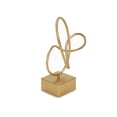 thumbnail image 3 of 12" Gold Metal Hand Painted Sculpture, 3 of 4